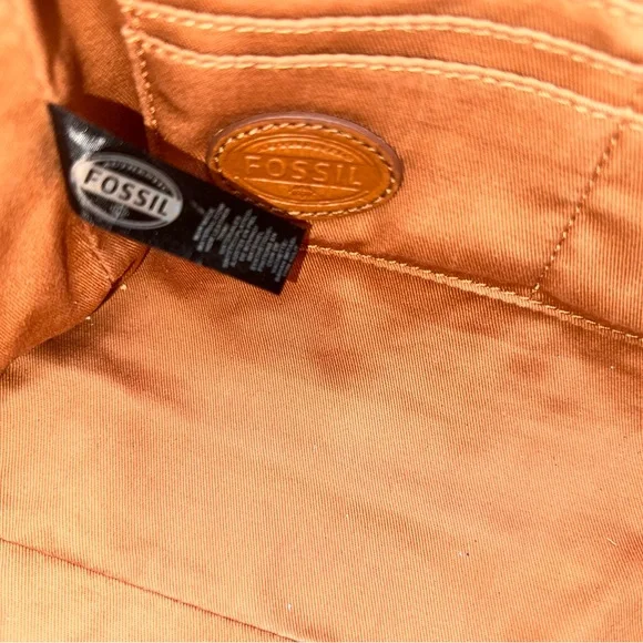 Vintage Fossil Black & White Polka Dot Handbag Crossbody or Shoulder Bag - Picture 5 of 14